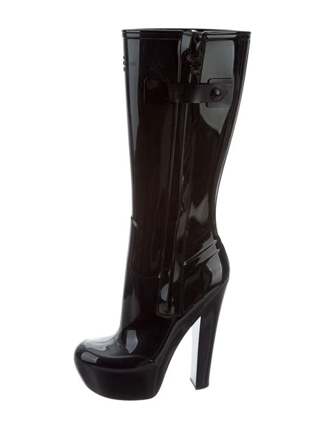 louis vuitton high heeled rain boots